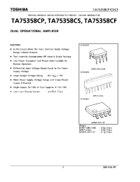 Datasheet TA75358CF производства Toshiba